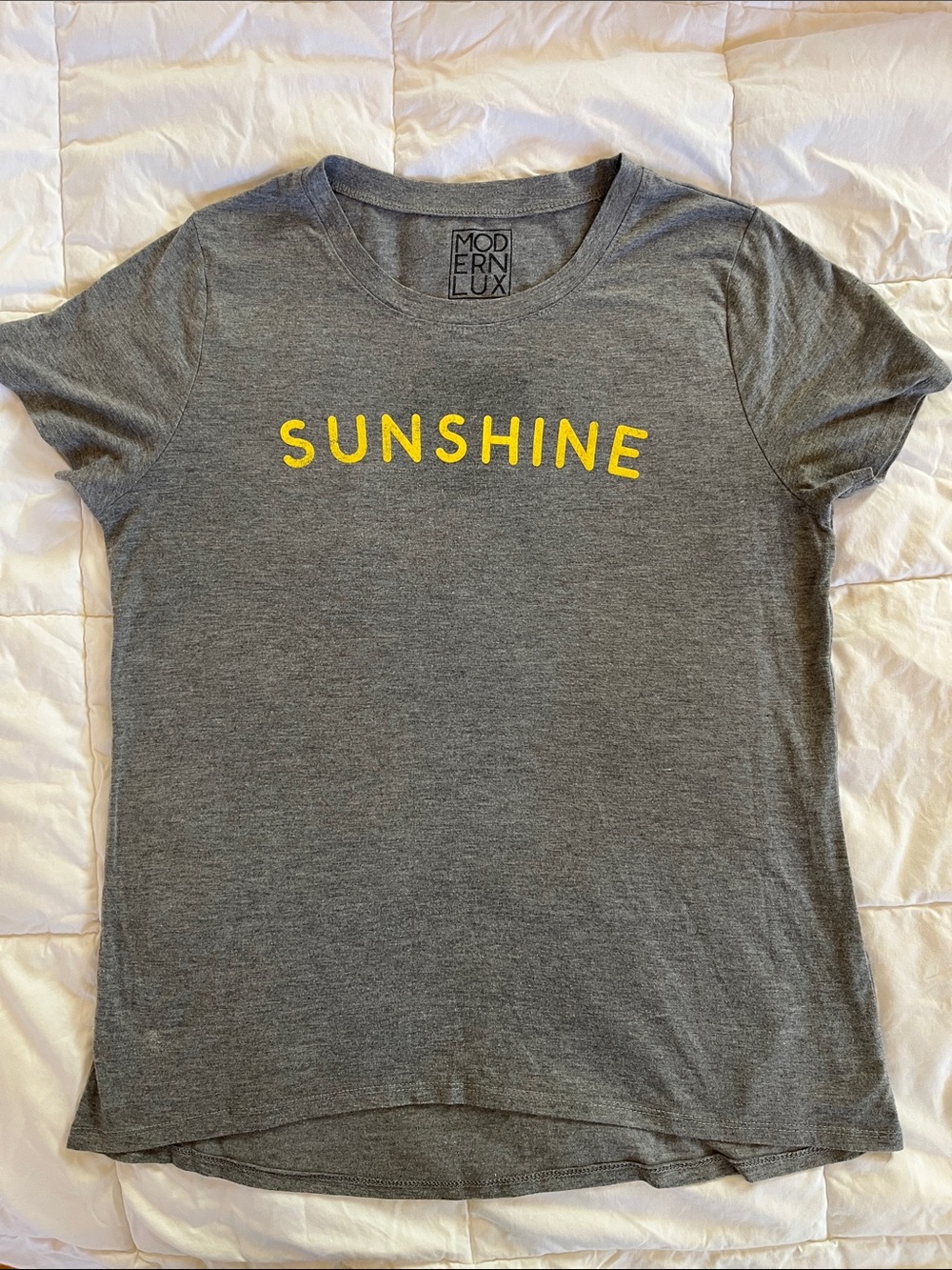 Modern Lux Gray Crewneck Tee